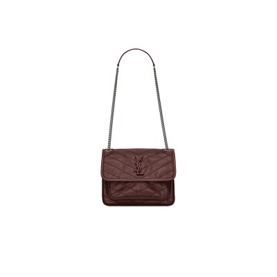 YSL NIKI BABY IN VINTAGE LEATHER 6331600EN046475 (21*16*7.5cm)